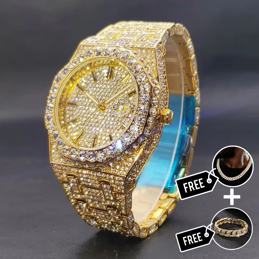 ELINGTON ROYAL ICED OUT WATCH