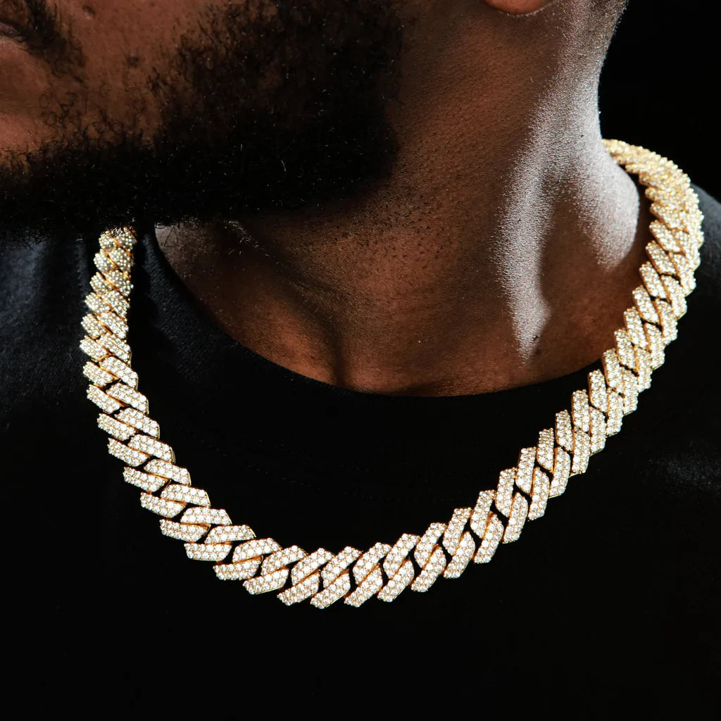 14MM ICED OUT CUBAN LINK CHAIN